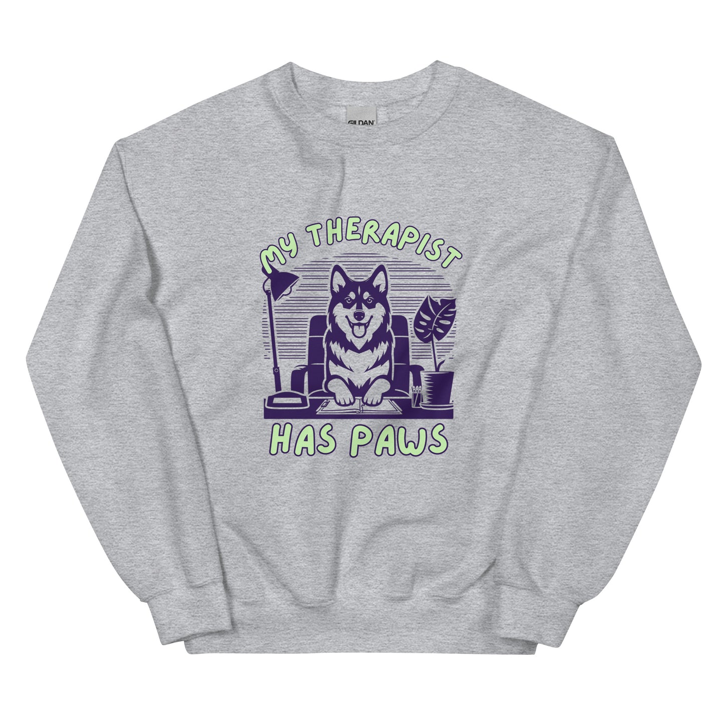 My Therapist Has Paws Unisex Sweatshirt