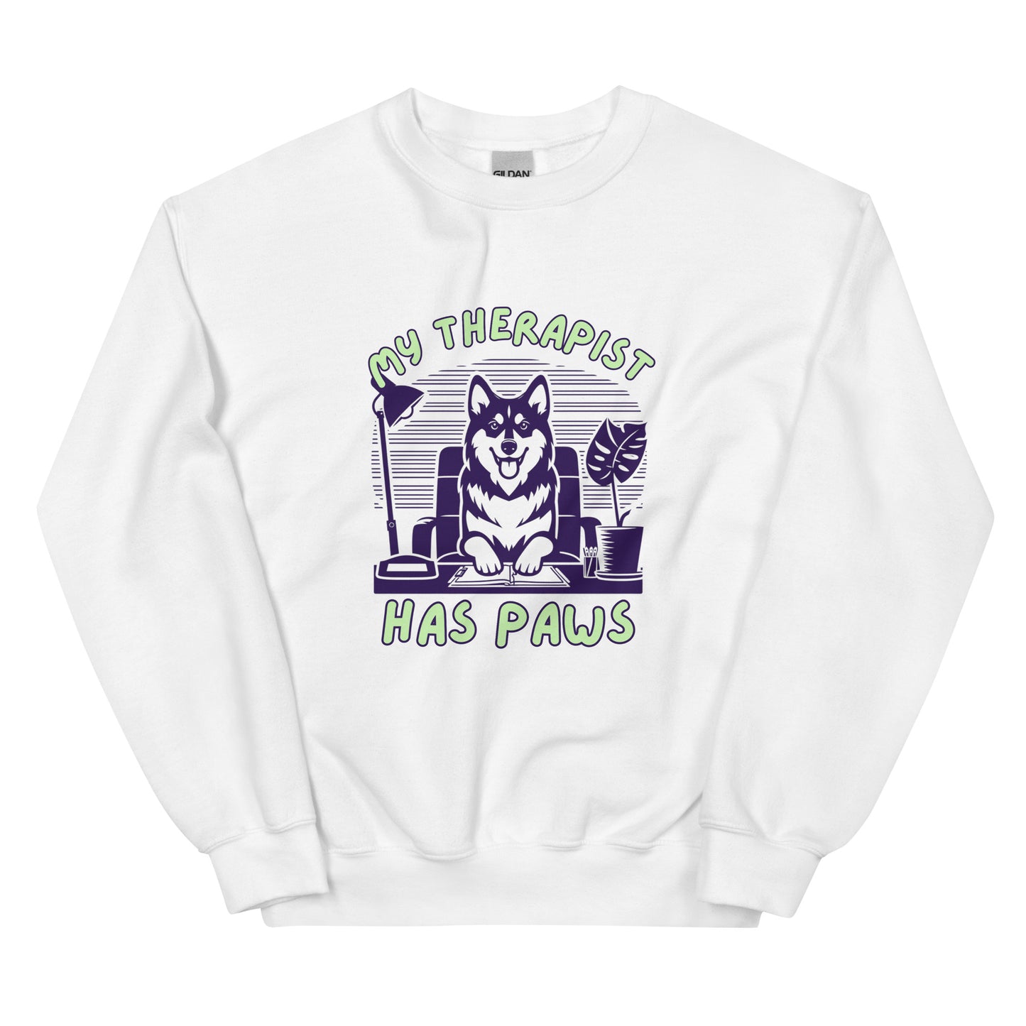 My Therapist Has Paws Unisex Sweatshirt