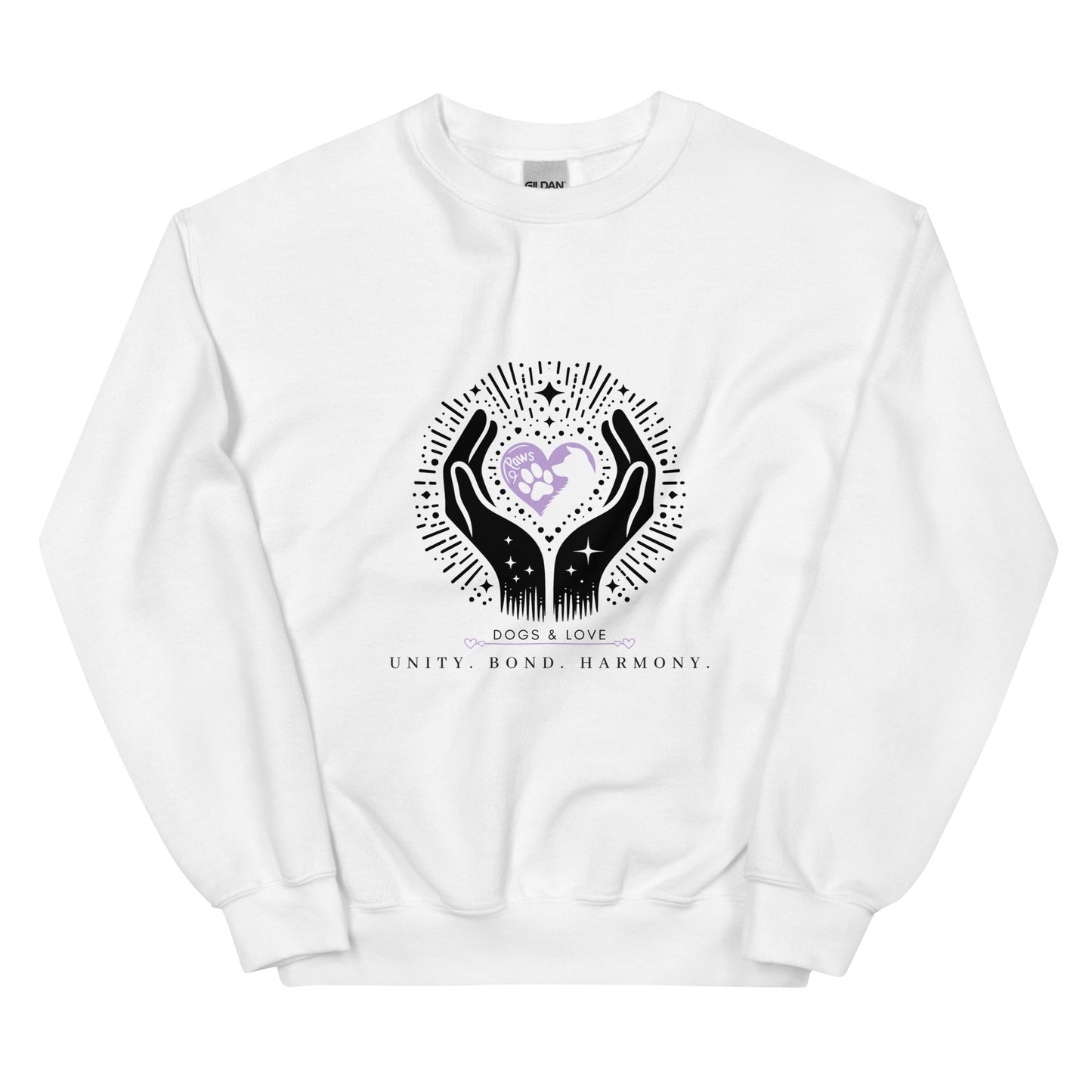 Dogs & Love: A Pawfect Bond Unisex Sweatshirt