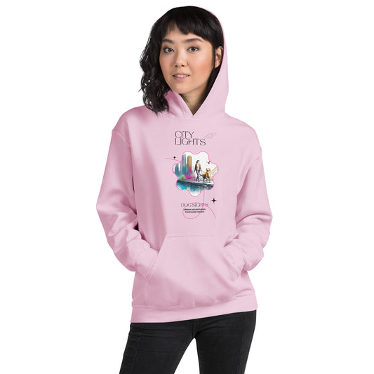 City Light Dog Sights Women's Hoodie