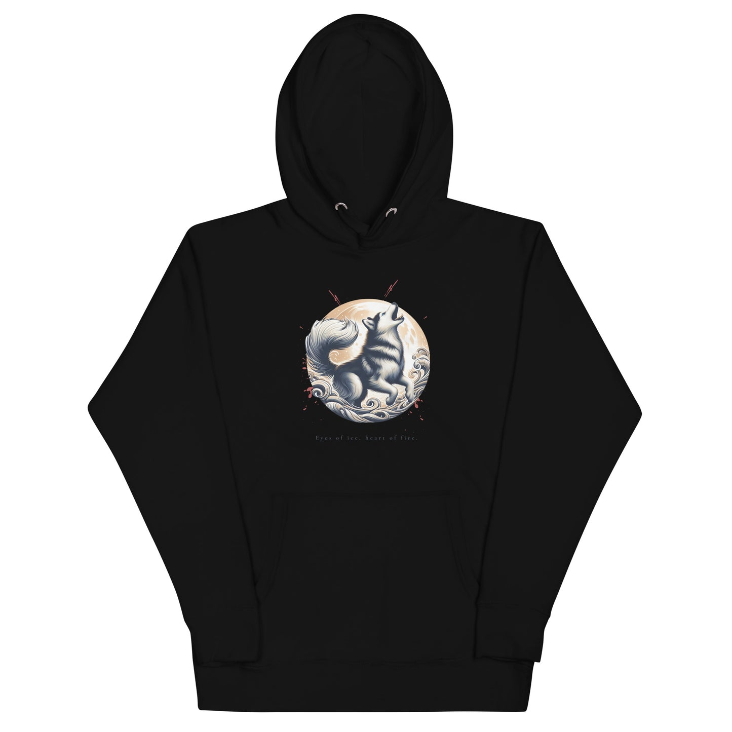 Husky Moon Unisex Hoodie