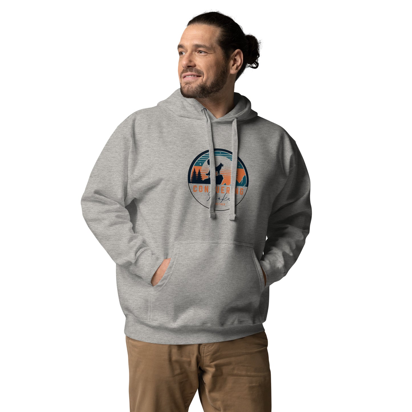 Conquering Peaks Together Unisex Hoodie