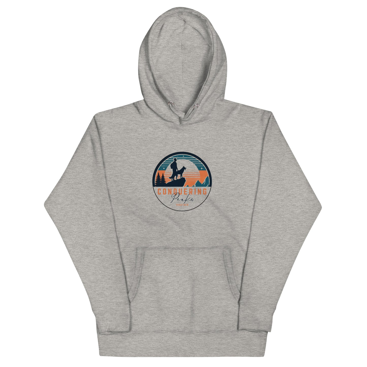 Conquering Peaks Together Unisex Hoodie