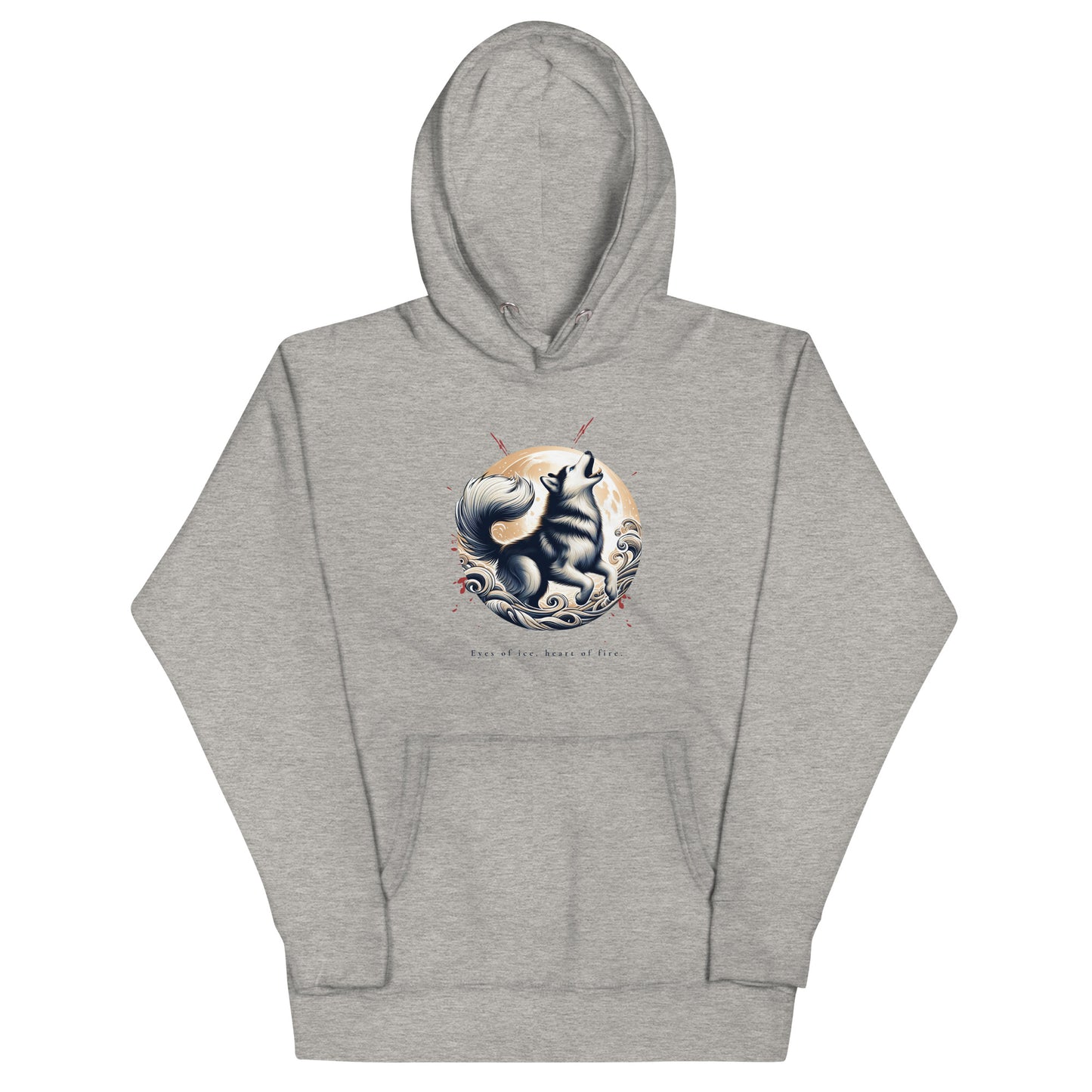 Husky Moon Unisex Hoodie