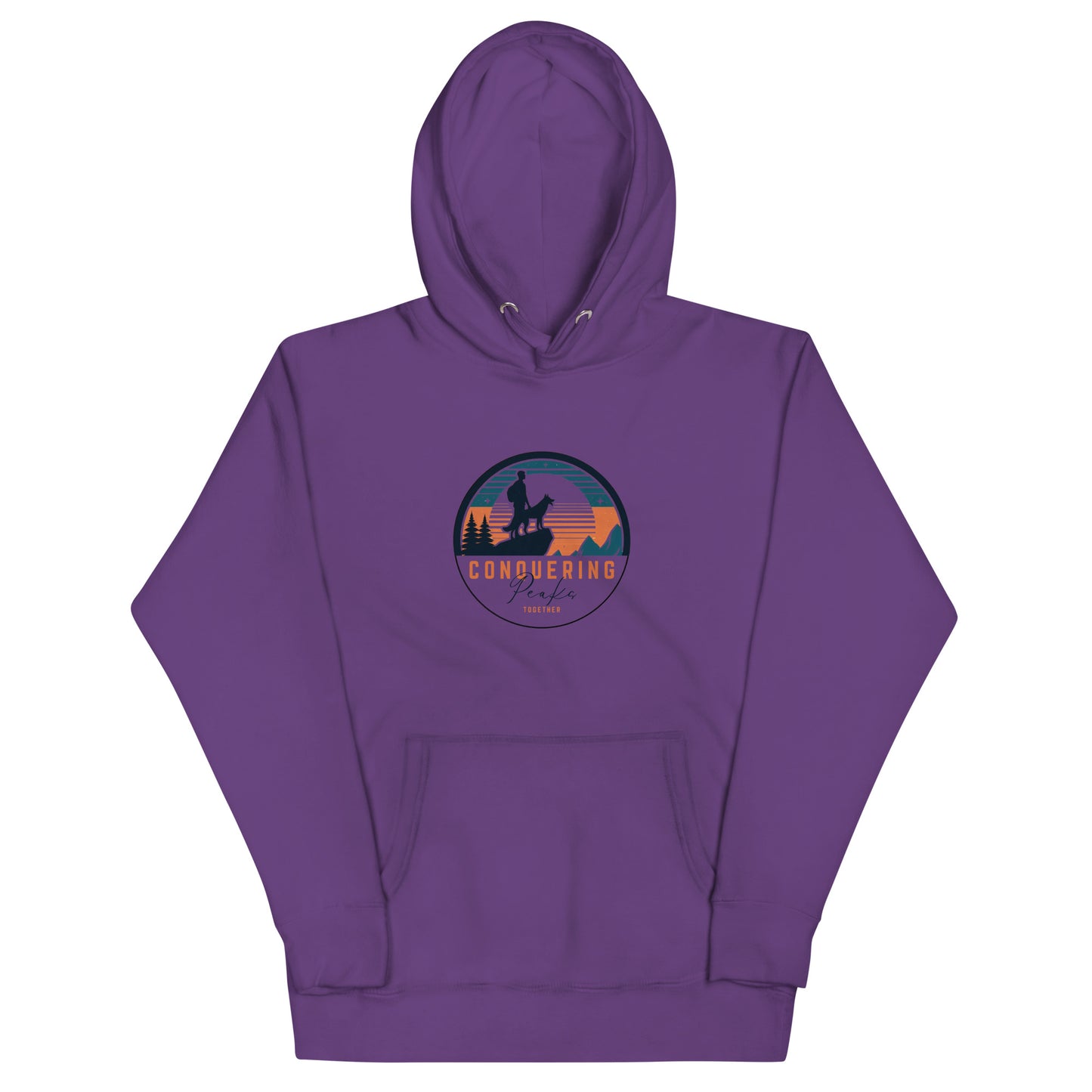 Conquering Peaks Together Unisex Hoodie