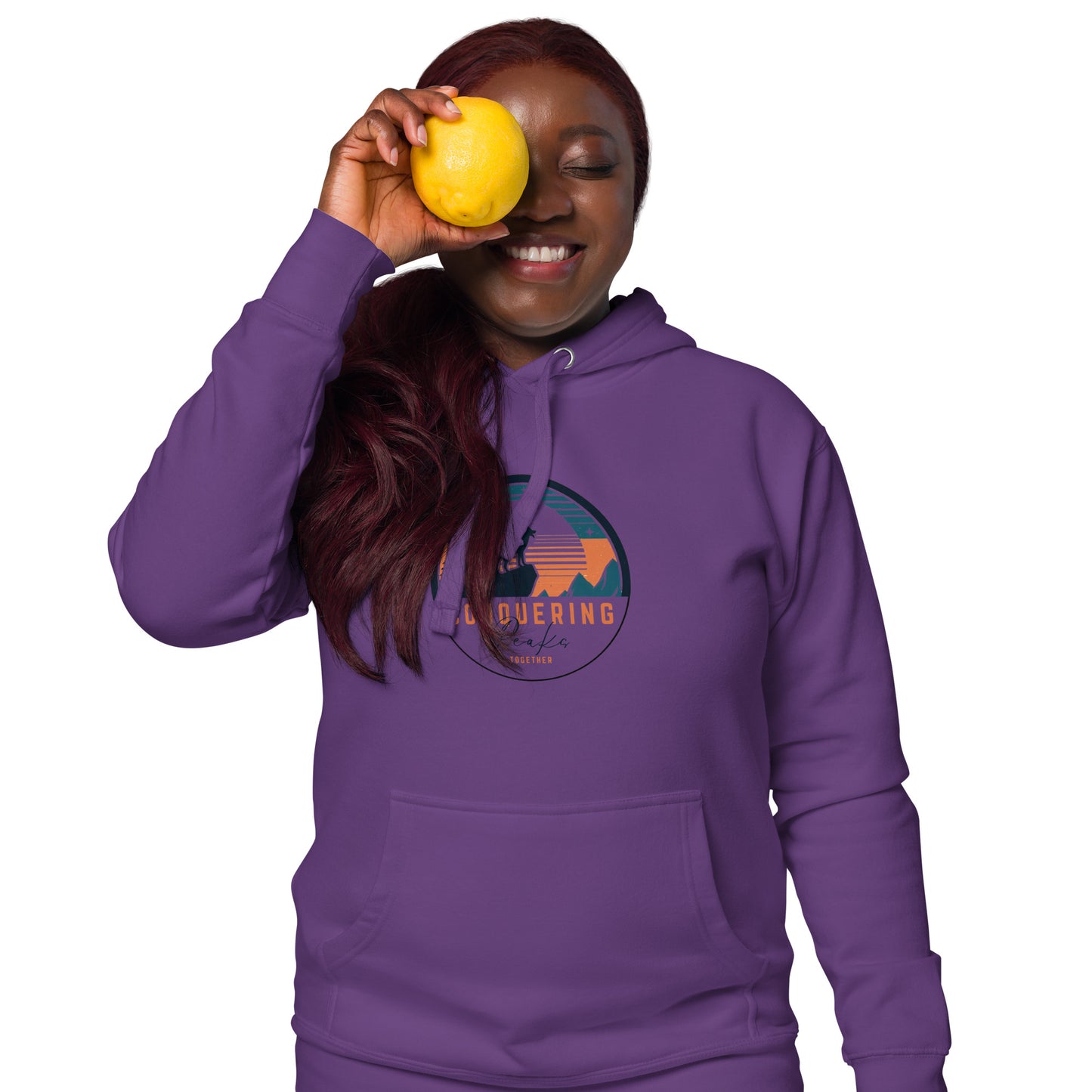 Conquering Peaks Together Unisex Hoodie