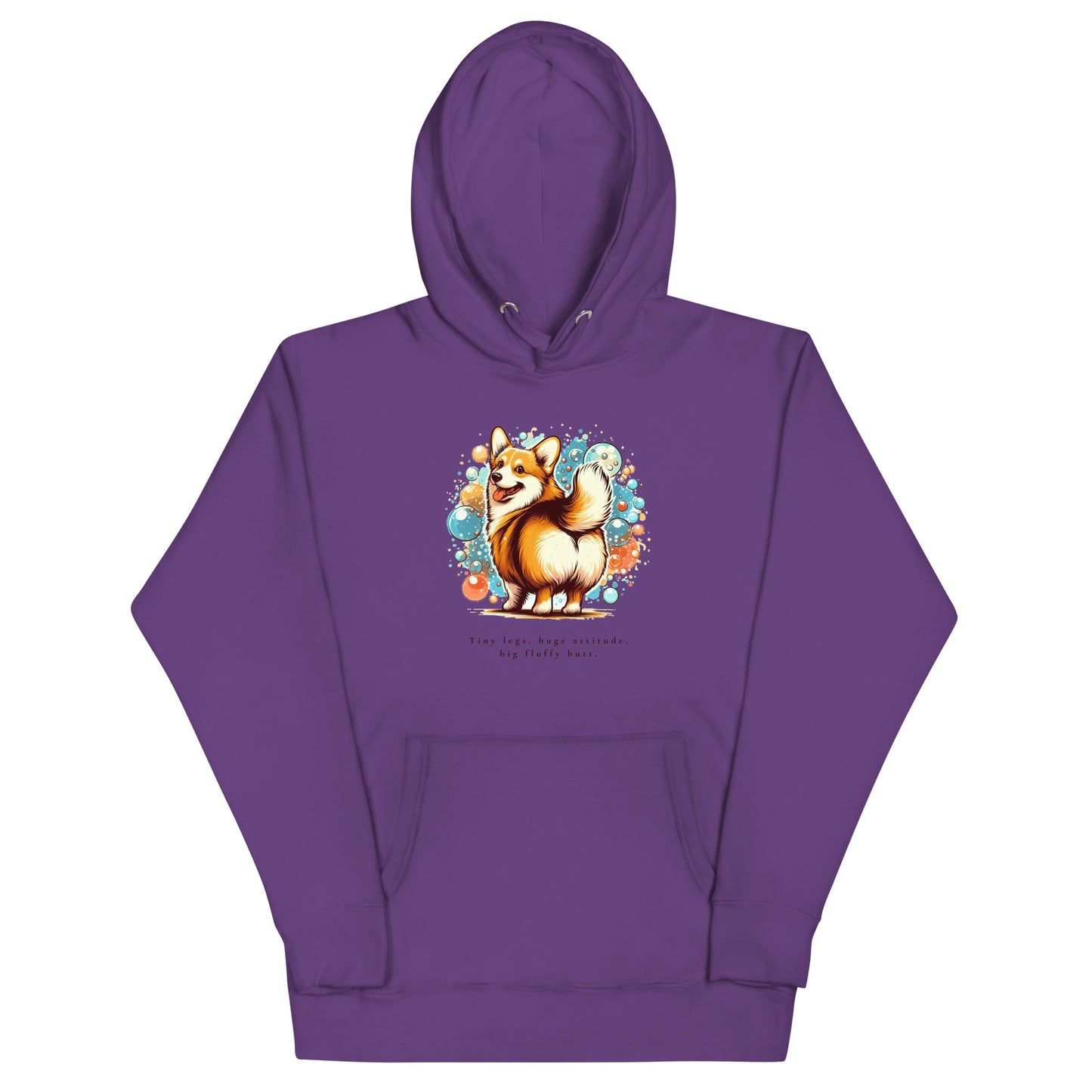 Corgi Huge Attitude Unisex Hoodie