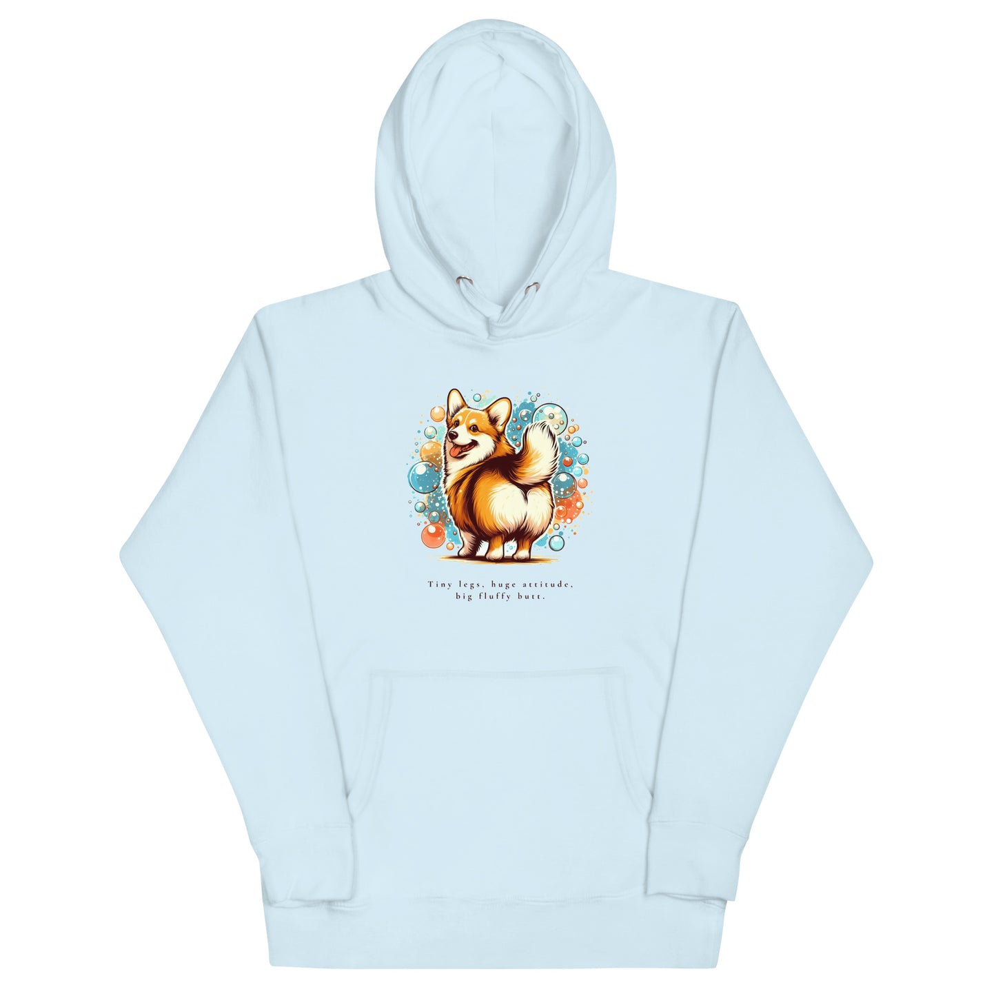 Corgi Huge Attitude Unisex Hoodie