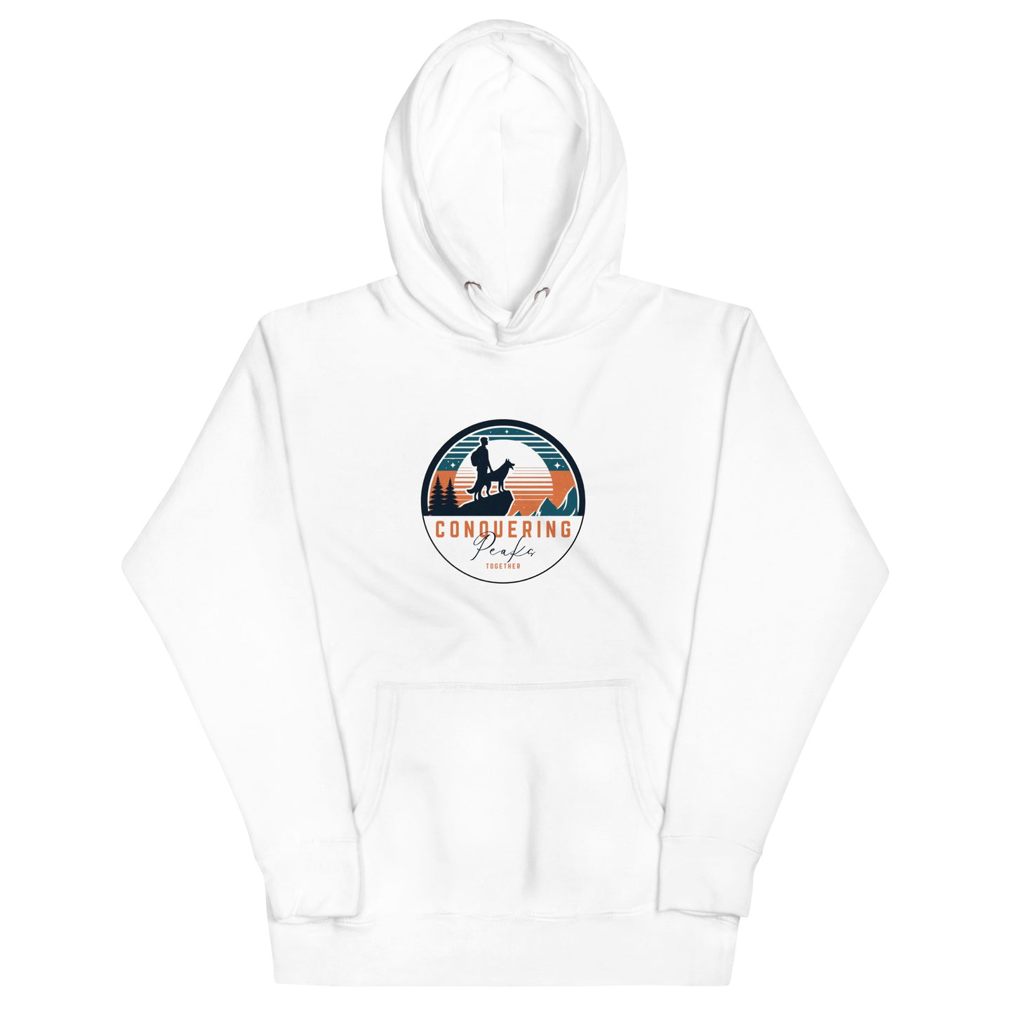 Conquering Peaks Together Unisex Hoodie