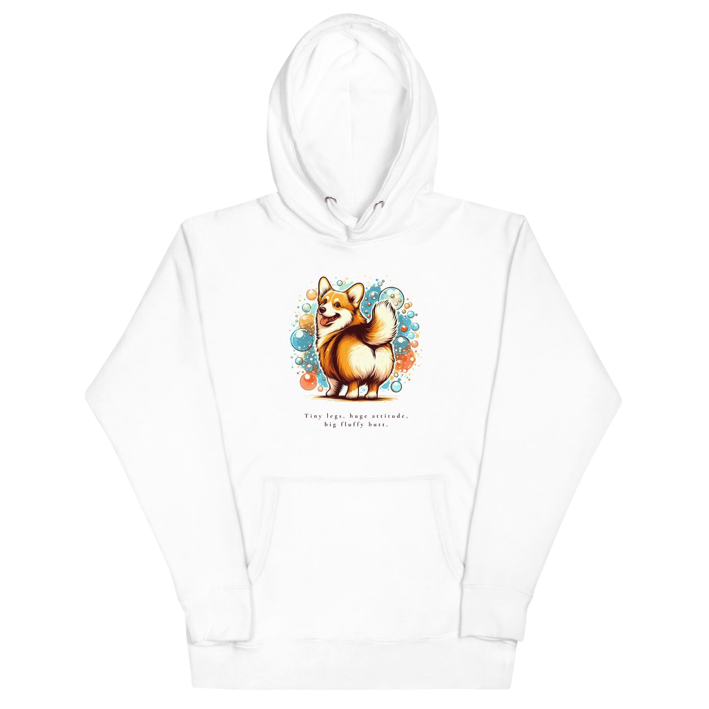 Corgi Huge Attitude Unisex Hoodie