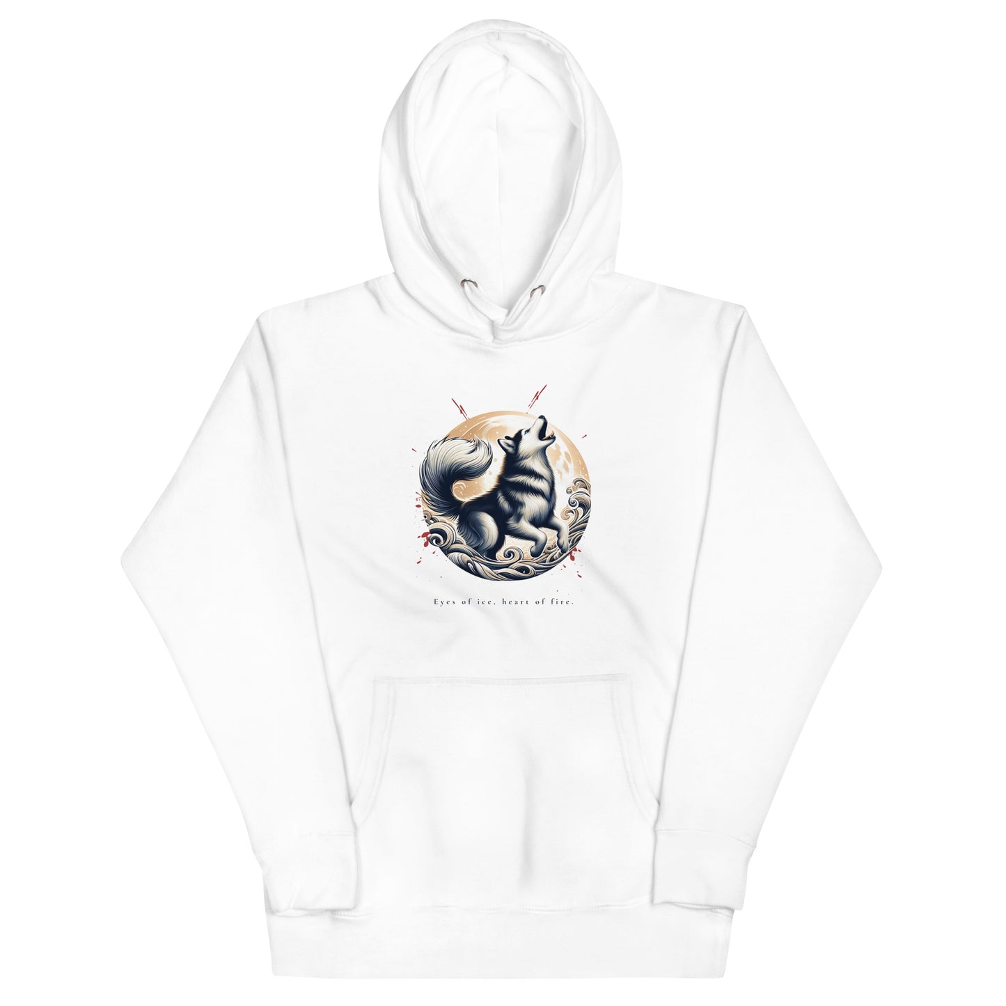 Husky Moon Unisex Hoodie