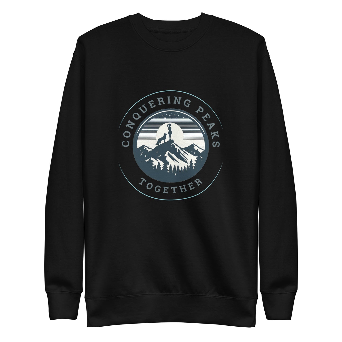 Conquering Peaks Together Women's Premium Sweatshirt