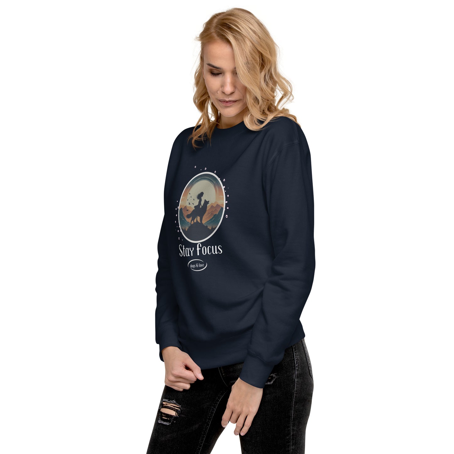 Stay Focused Unisex Premium Sweatshirt