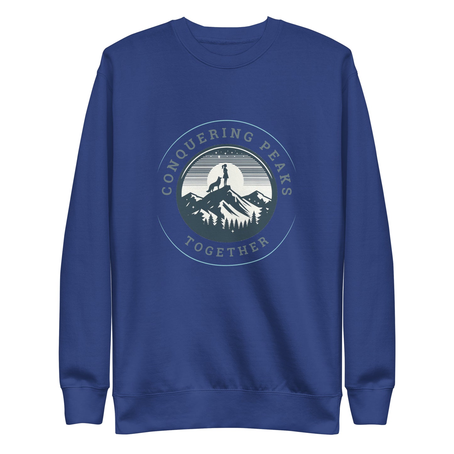 Conquering Peaks Together Women's Premium Sweatshirt