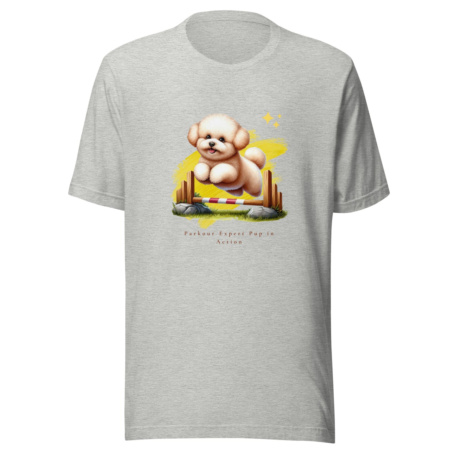 Parkour Expert Pup in Action Unisex T-Shirt