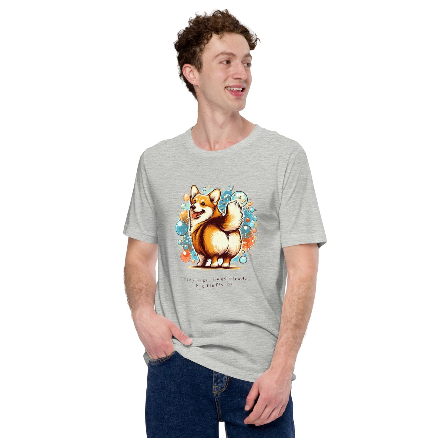 Corgi Huge Attitude Unisex T-Shirt