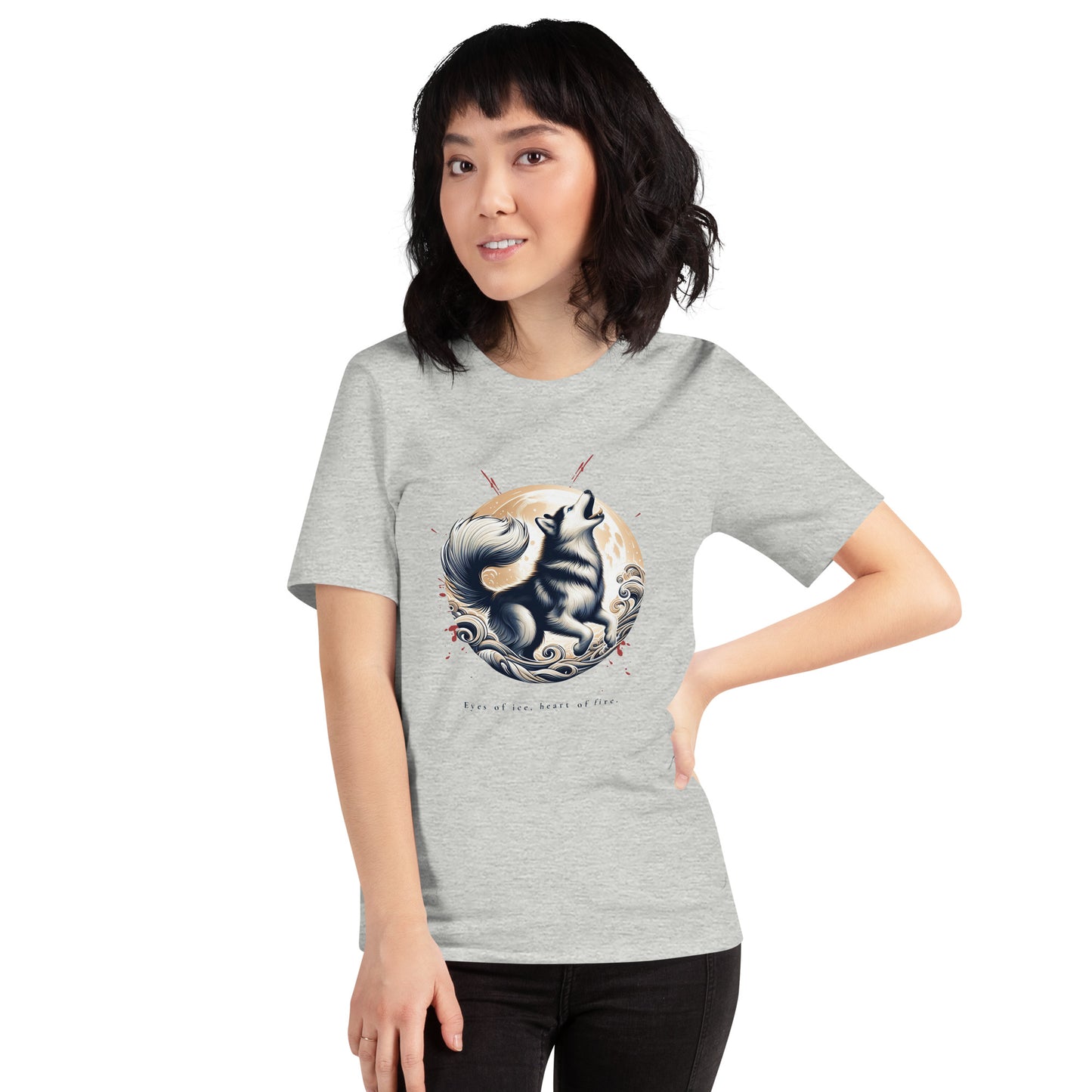 Husky Moon Unisex t-shirt