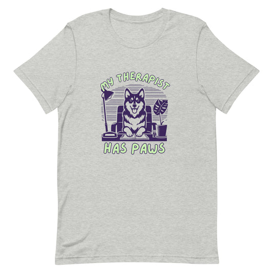 Unisex My Therapist Has Paws  t-shirt