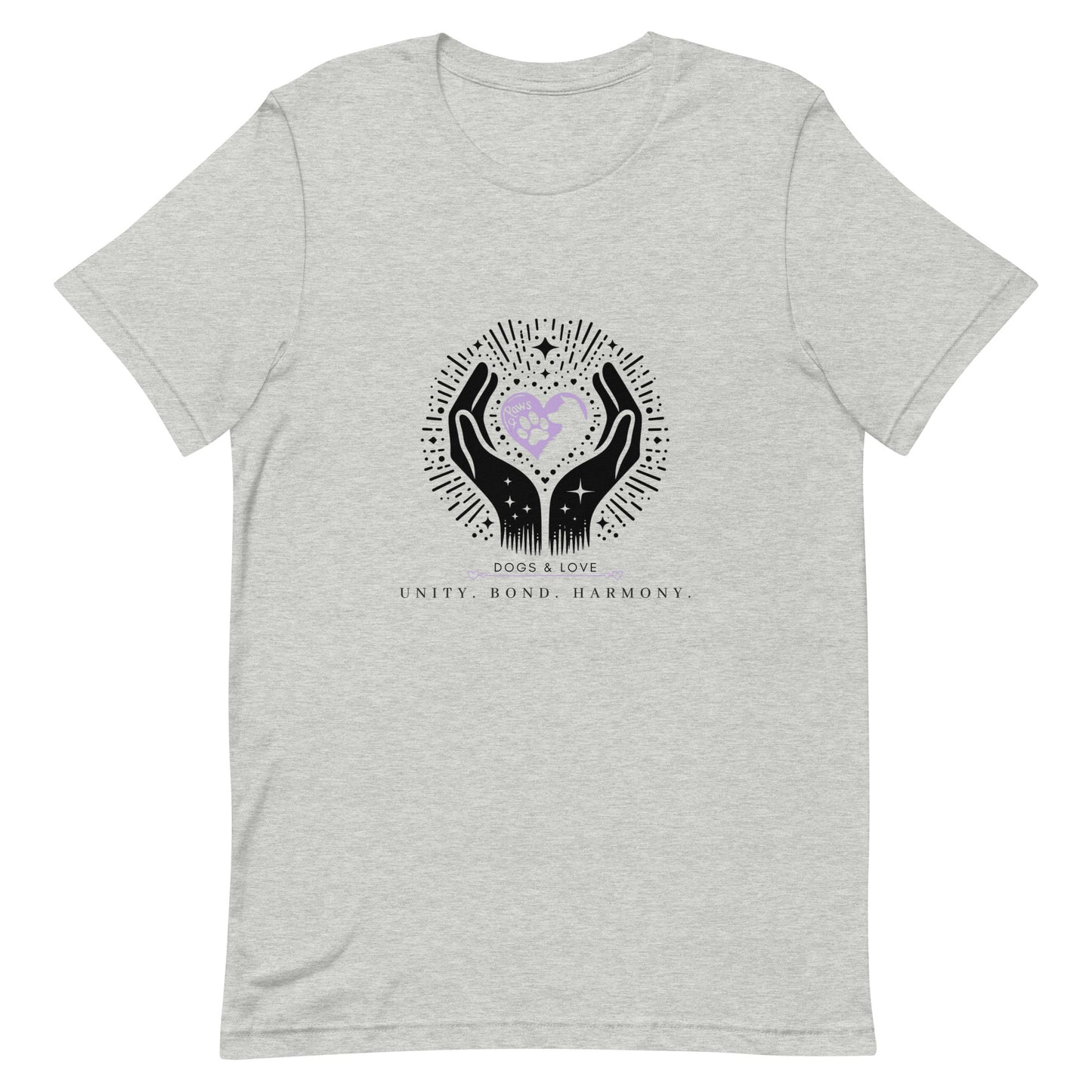 Dogs & Love: A Pawfect Bond Unisex t-shirt