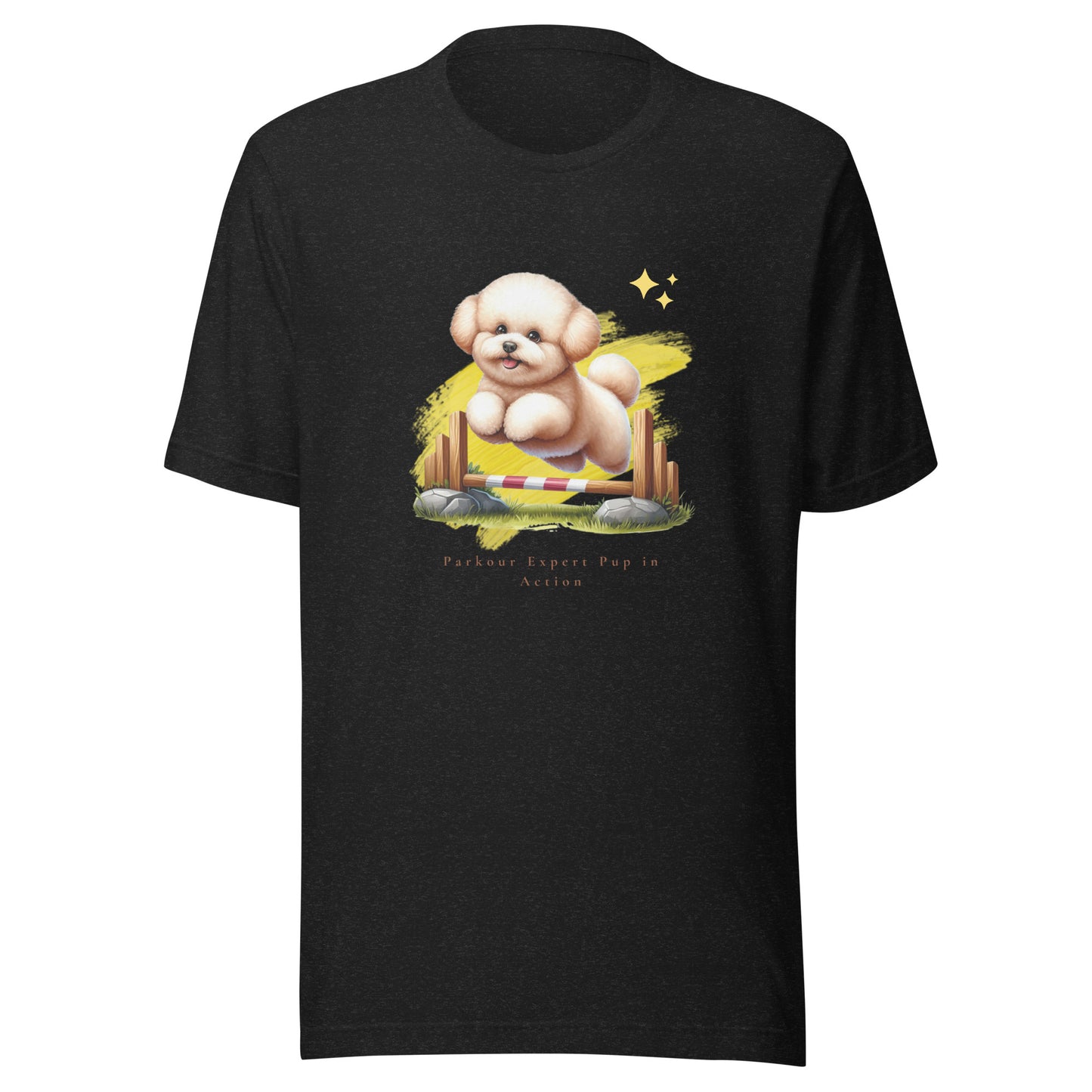 Parkour Expert Pup in Action Unisex T-Shirt