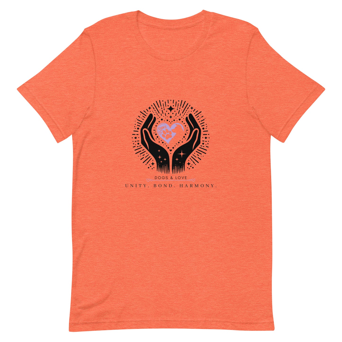 Dogs & Love: A Pawfect Bond Unisex t-shirt