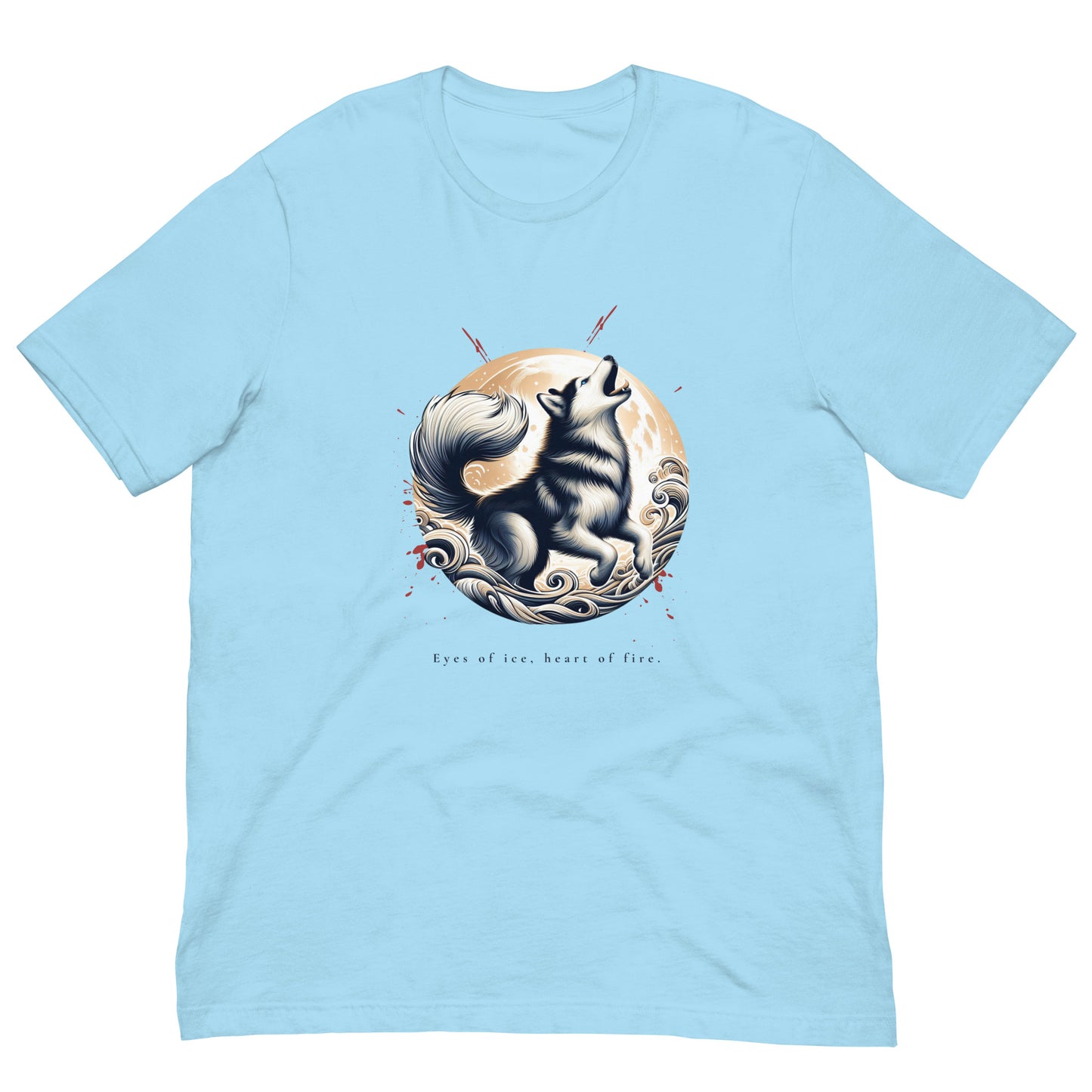 Husky Moon Unisex t-shirt