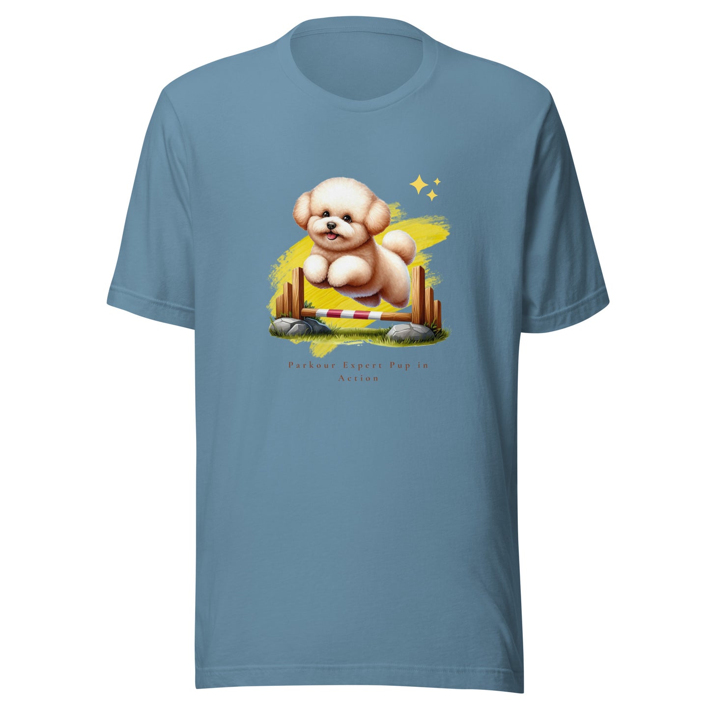 Parkour Expert Pup in Action Unisex T-Shirt