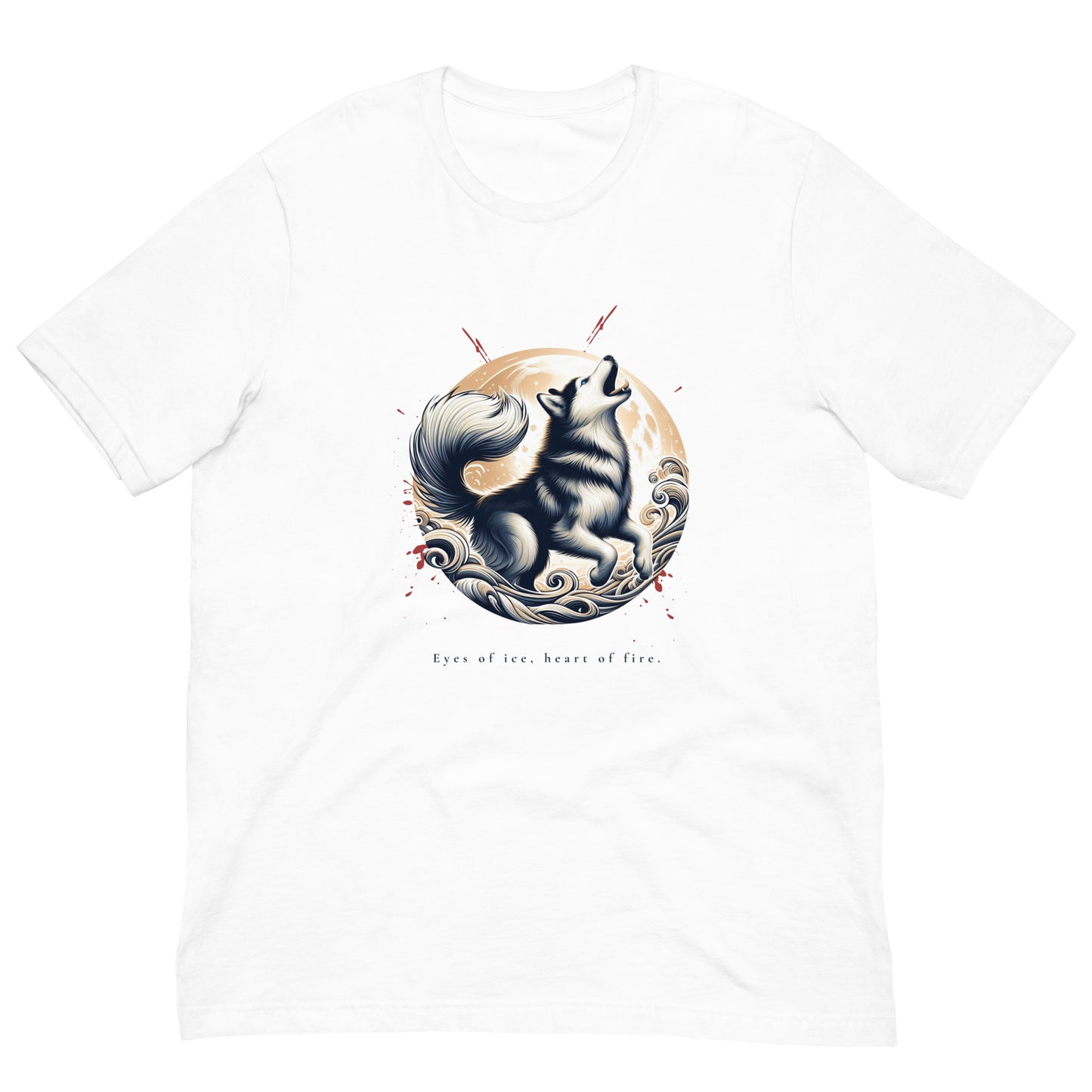 Husky Moon Unisex t-shirt