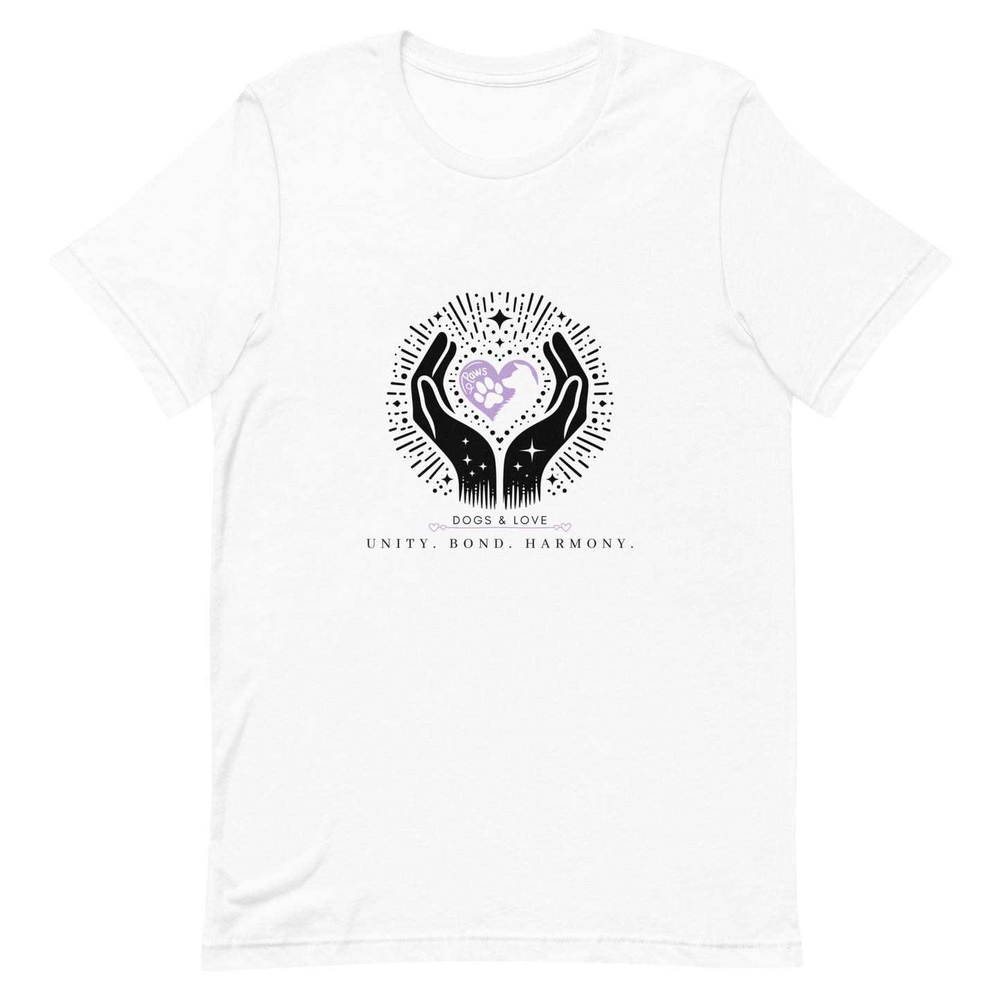 Dogs & Love: A Pawfect Bond Unisex t-shirt