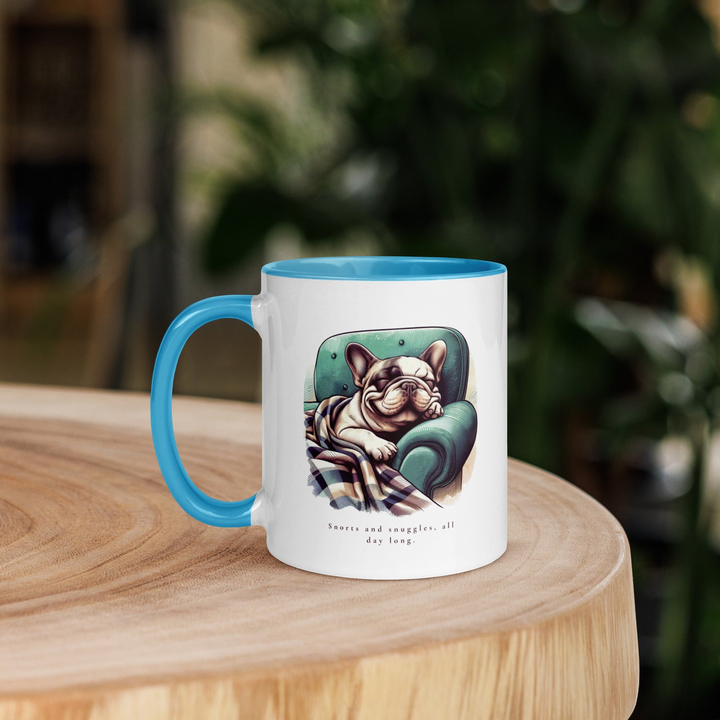 Snorts and Snuggles Mug with Color Inside