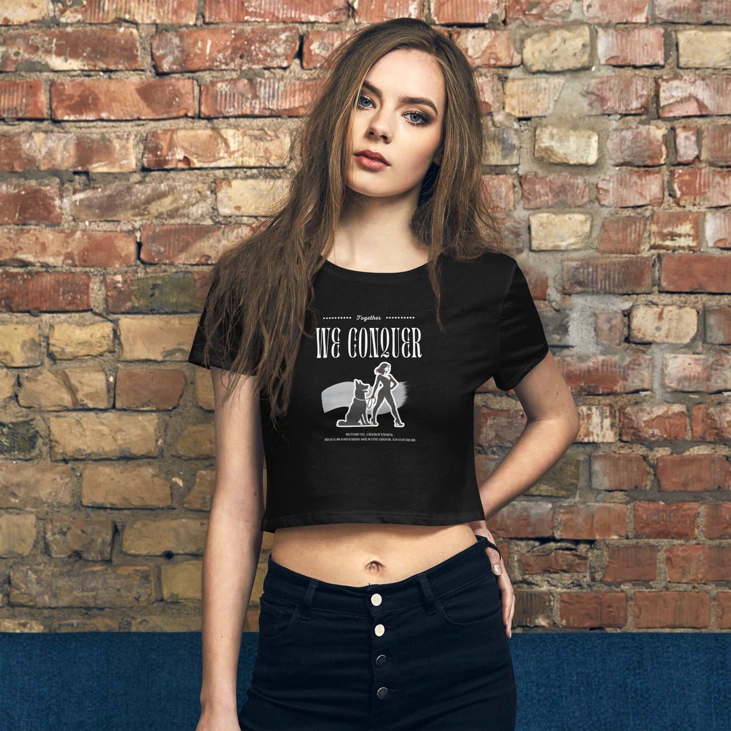 Together We Conquer Women’s Crop Tee