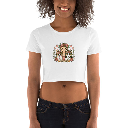 Dog Mom Women’s Crop Tee