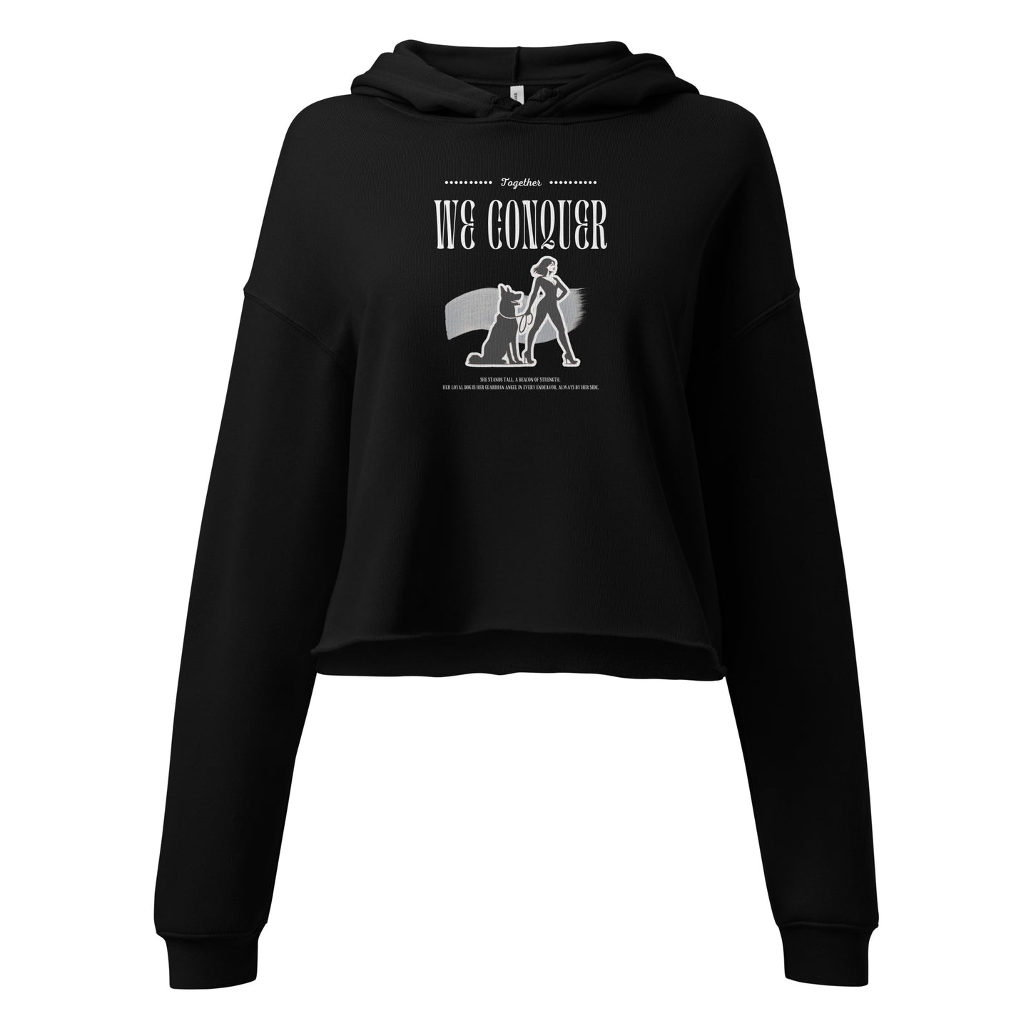 Together We Conquer Crop Hoodie