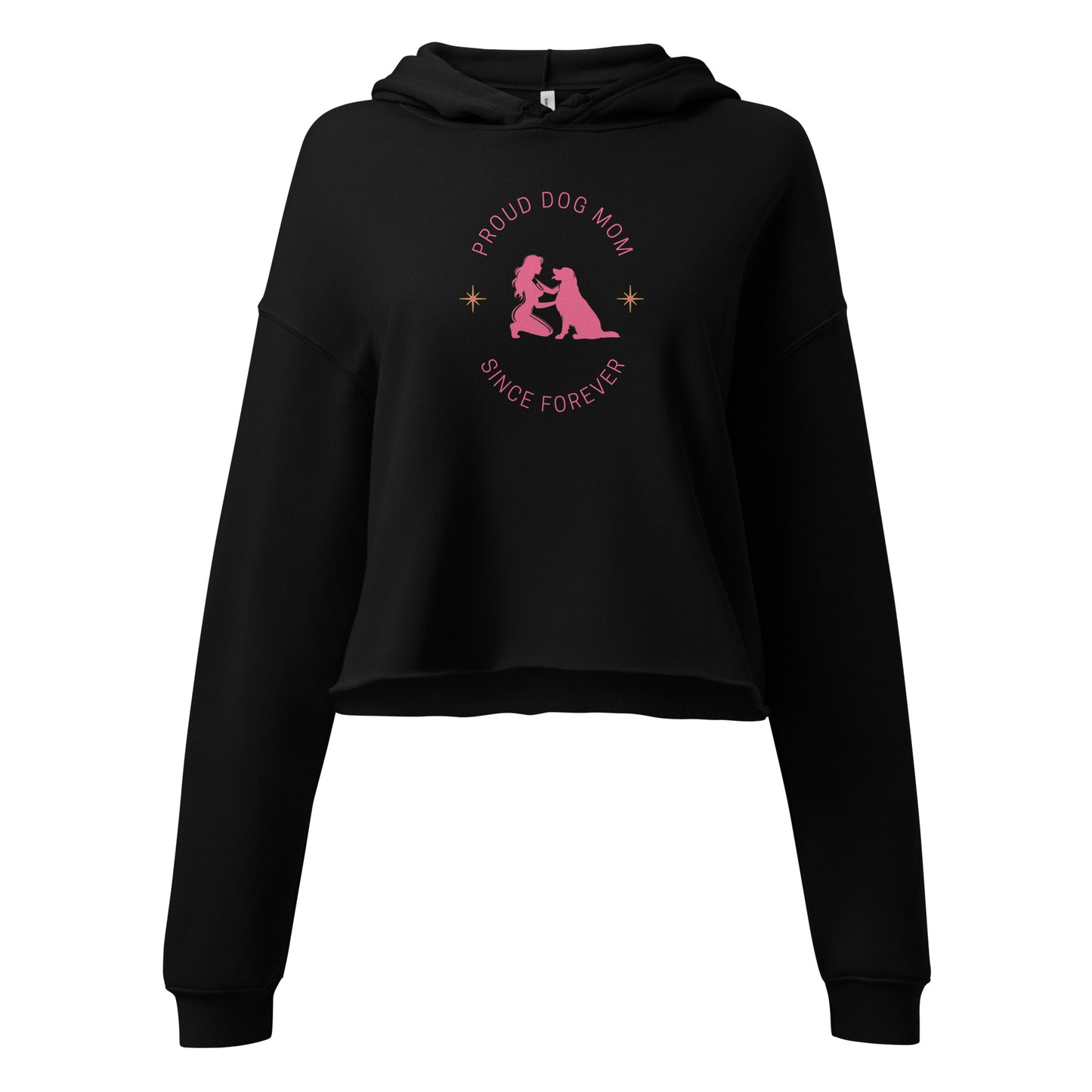 Proud Dog Mom Crop Hoodie