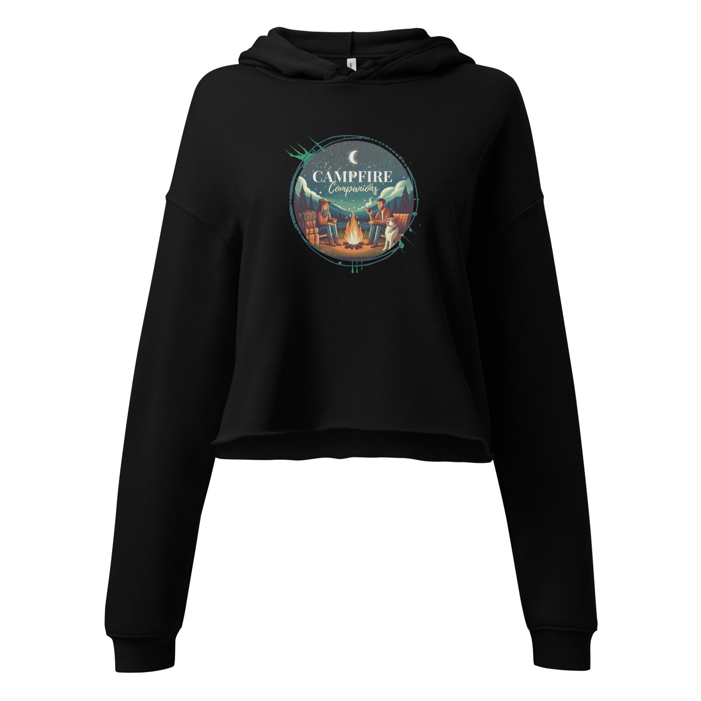 Campfire Companions Crop Hoodie