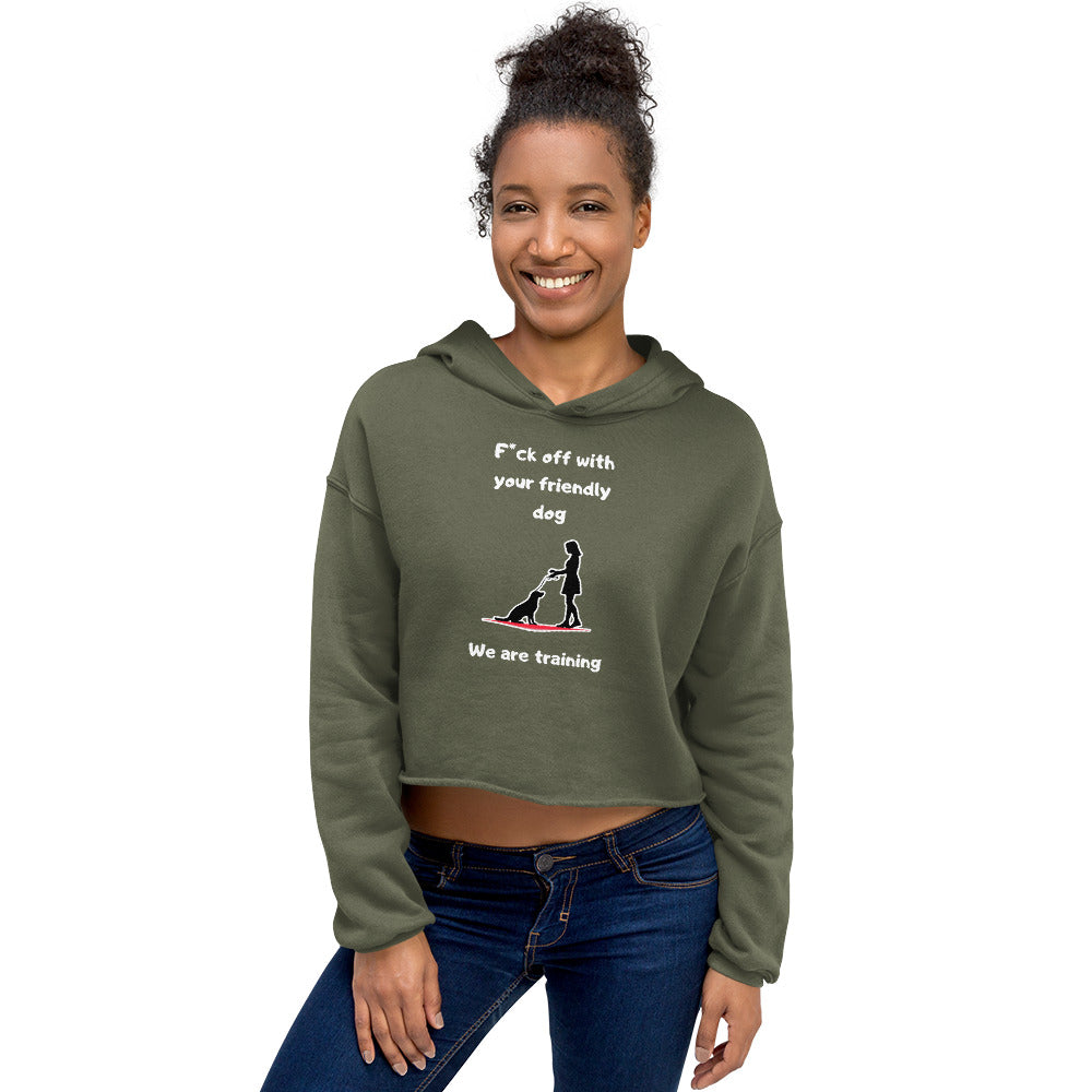 We Are Training Girl - Crop Hoodie