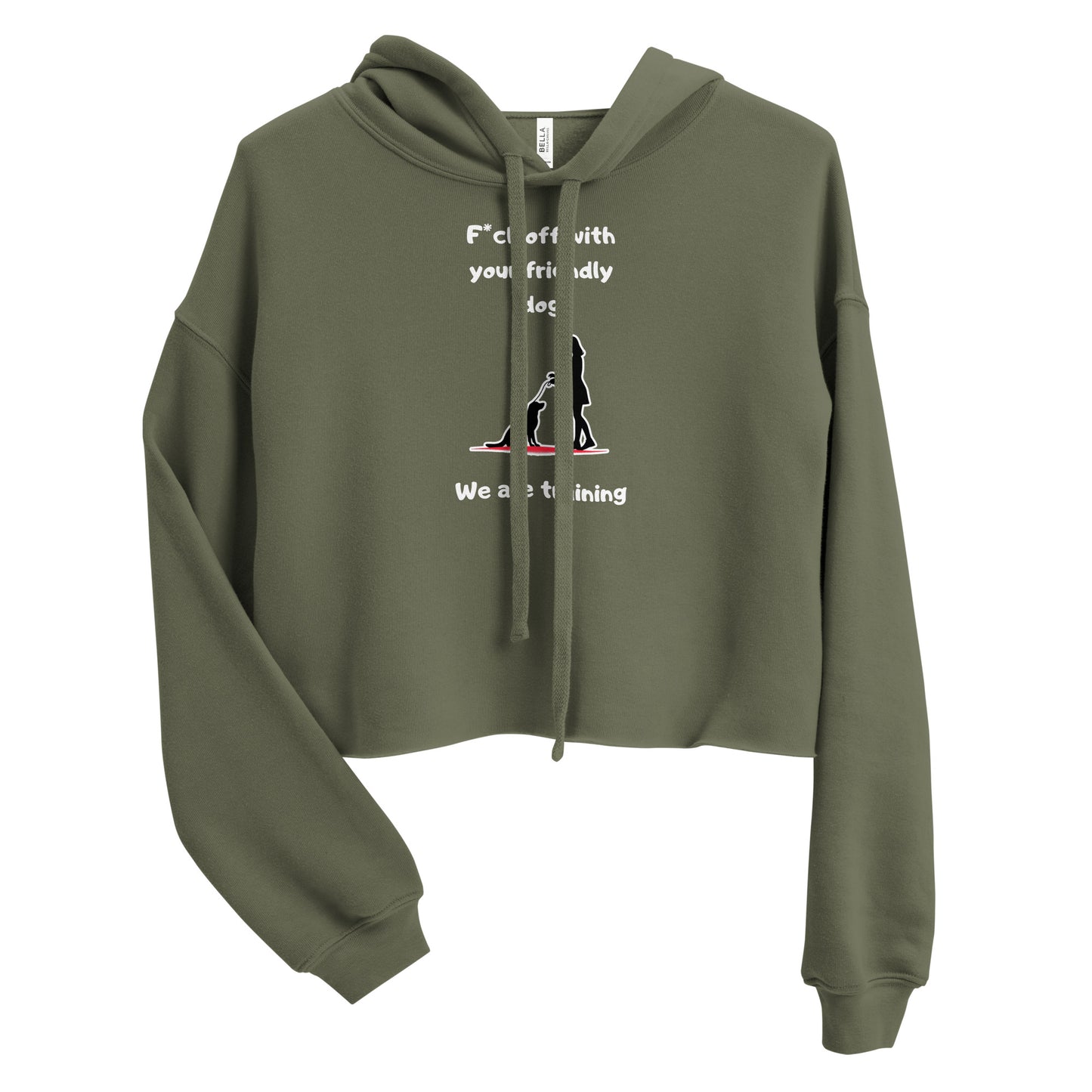 We Are Training Girl - Crop Hoodie