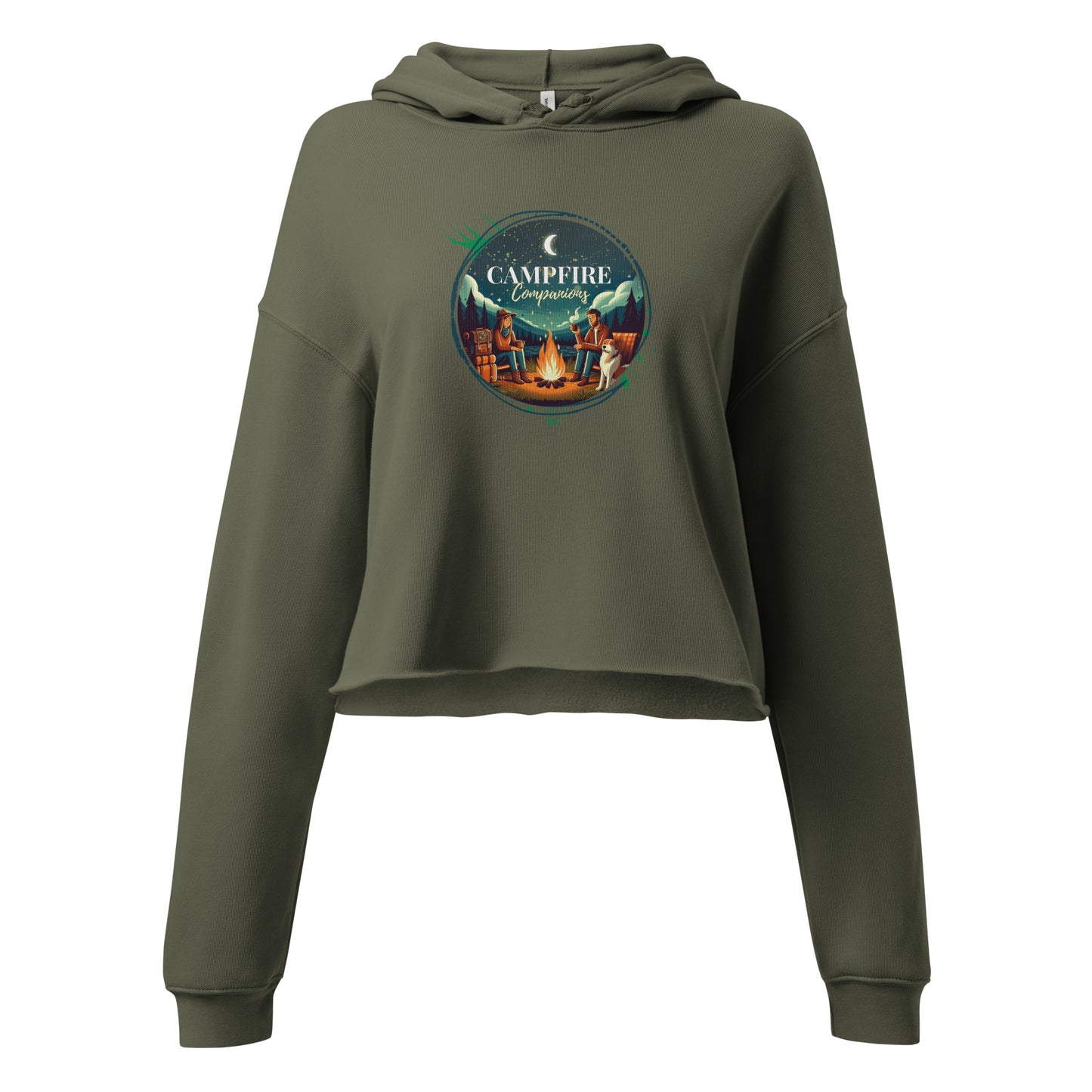 Campfire Companions Crop Hoodie