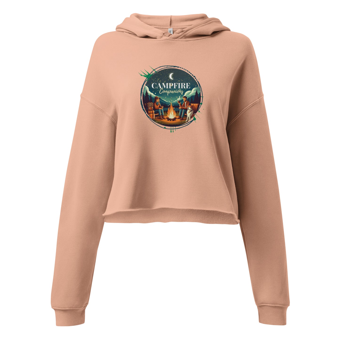 Campfire Companions Crop Hoodie