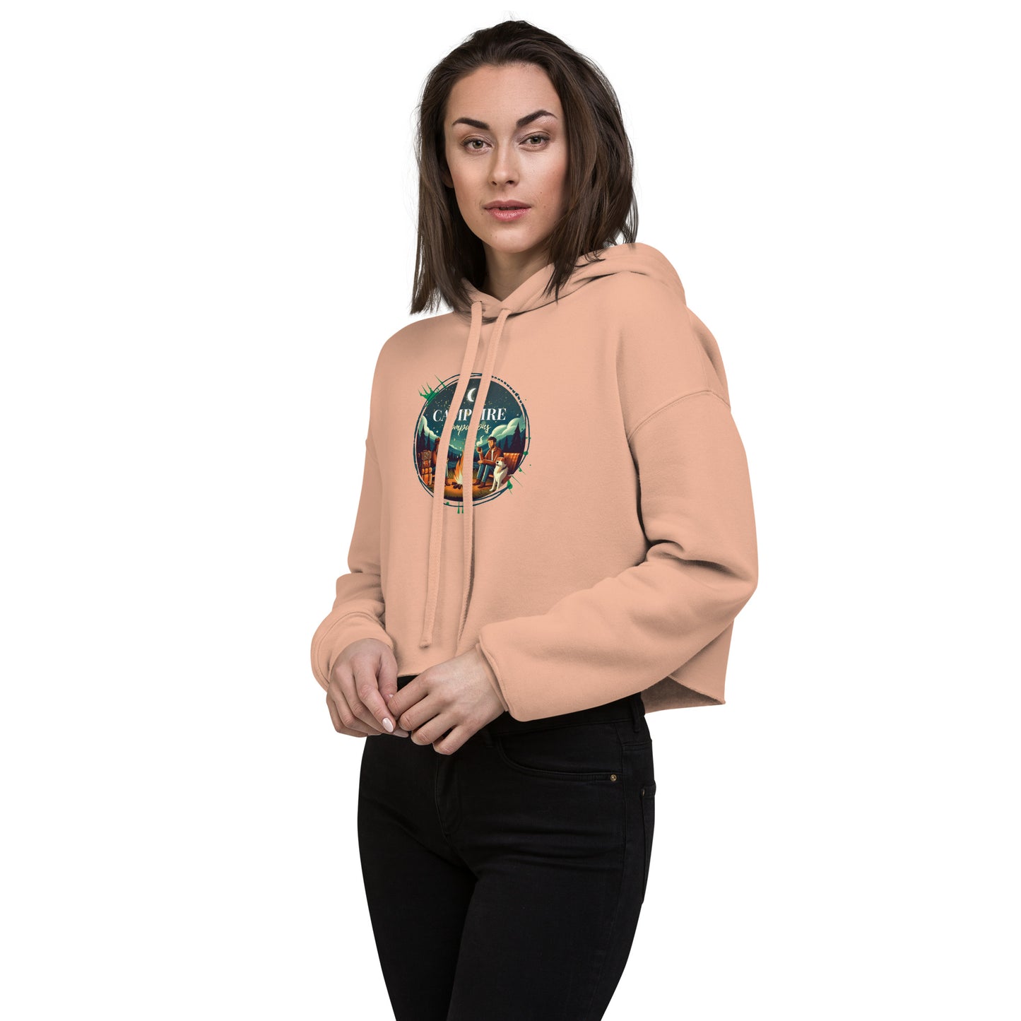 Campfire Companions Crop Hoodie