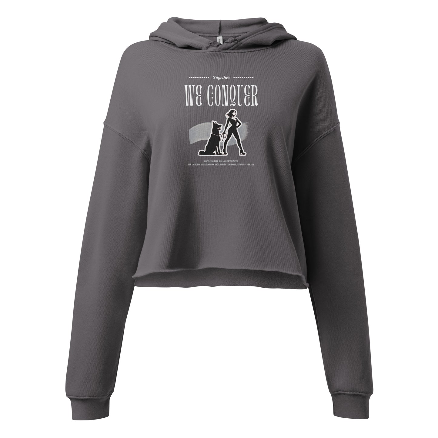 Together We Conquer Crop Hoodie