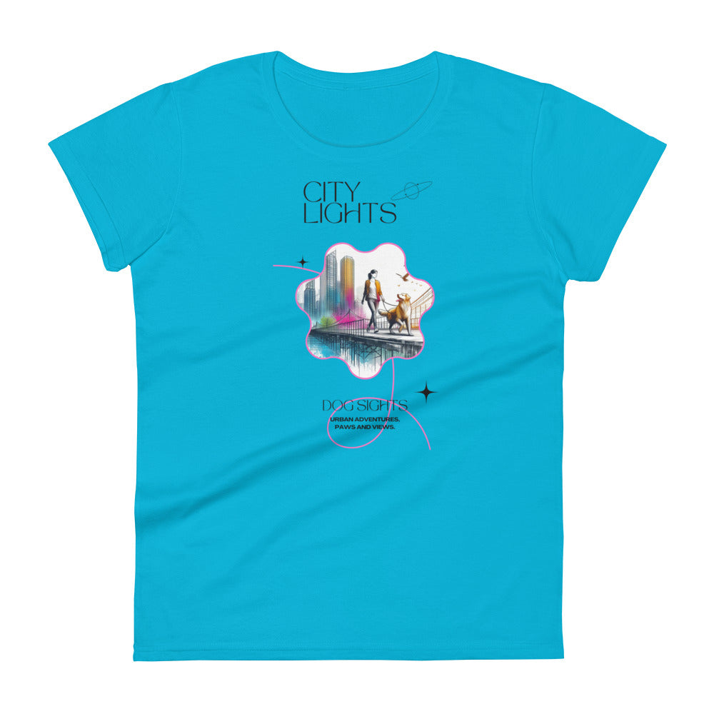 City Light Dog Sights Women's Short Sleeve T-Shirt