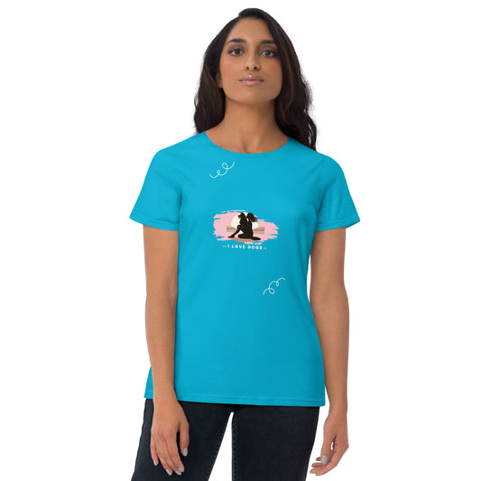 I Love Dogs Women's short sleeve t-shirt