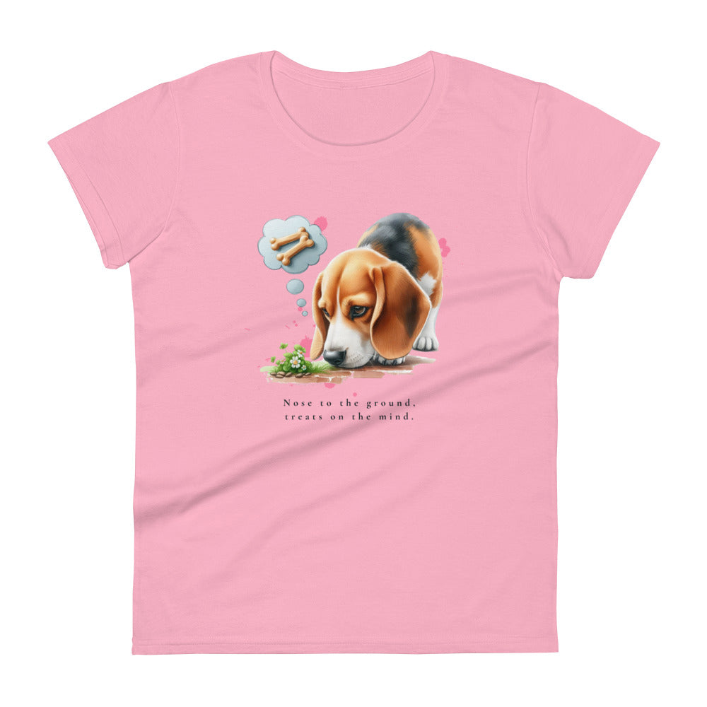 Beagle Nose To The Ground Women's short sleeve t-shirt