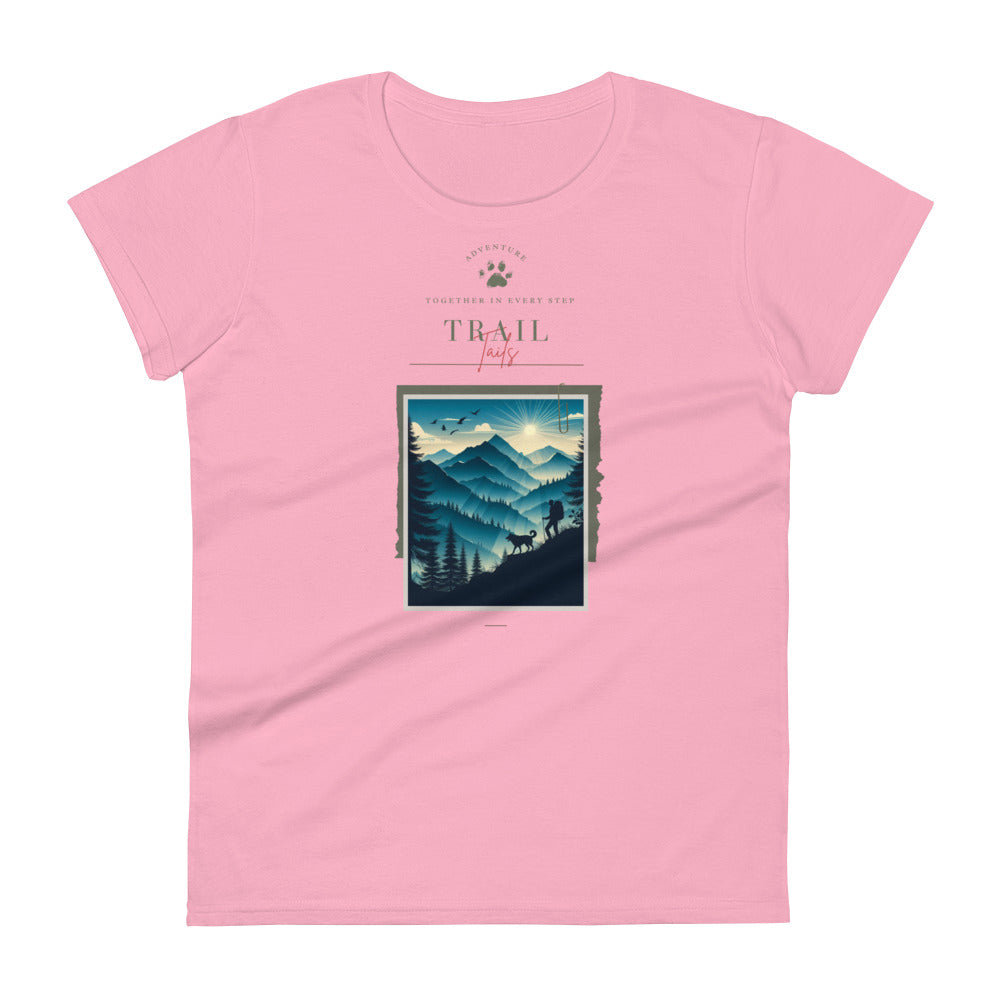 Trail Tails: Adventure Together Women’s Short Sleeve T-Shirt