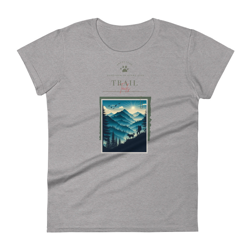 Trail Tails: Adventure Together Women’s Short Sleeve T-Shirt