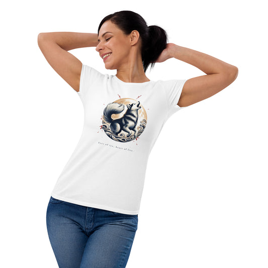 Husky Moon Women's Relaxed T-Shirt