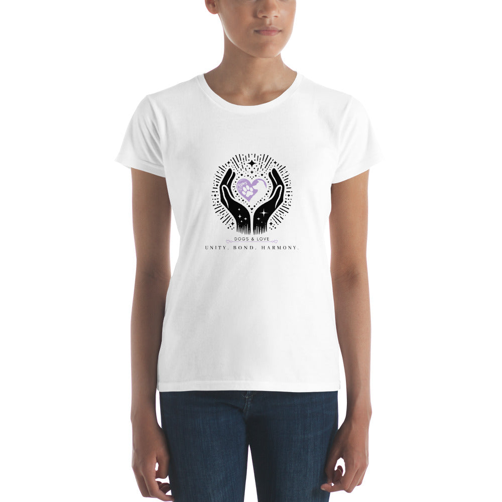 Dogs & Love: A Pawfect Bond Women's short sleeve t-shirt