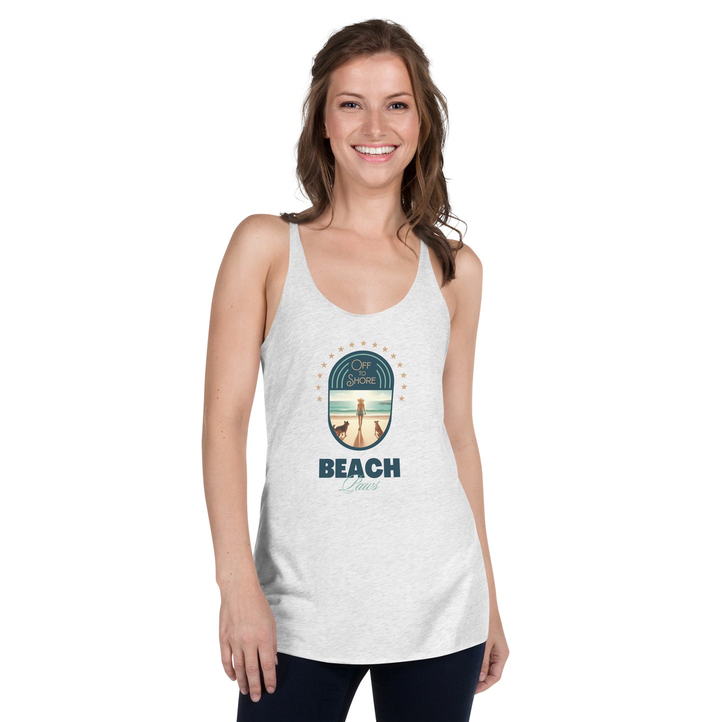 Beach Paws Women's Racerback Tank