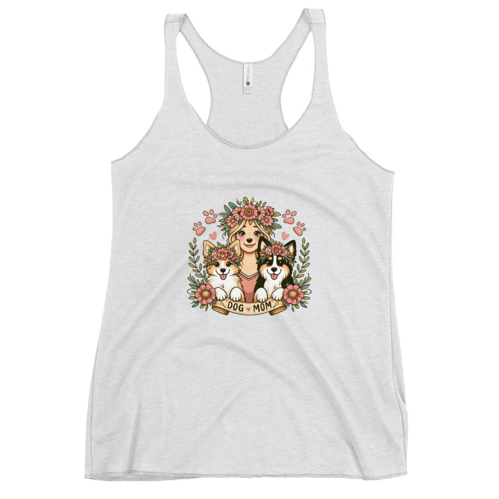 Dog Mom Women's Racerback Tank